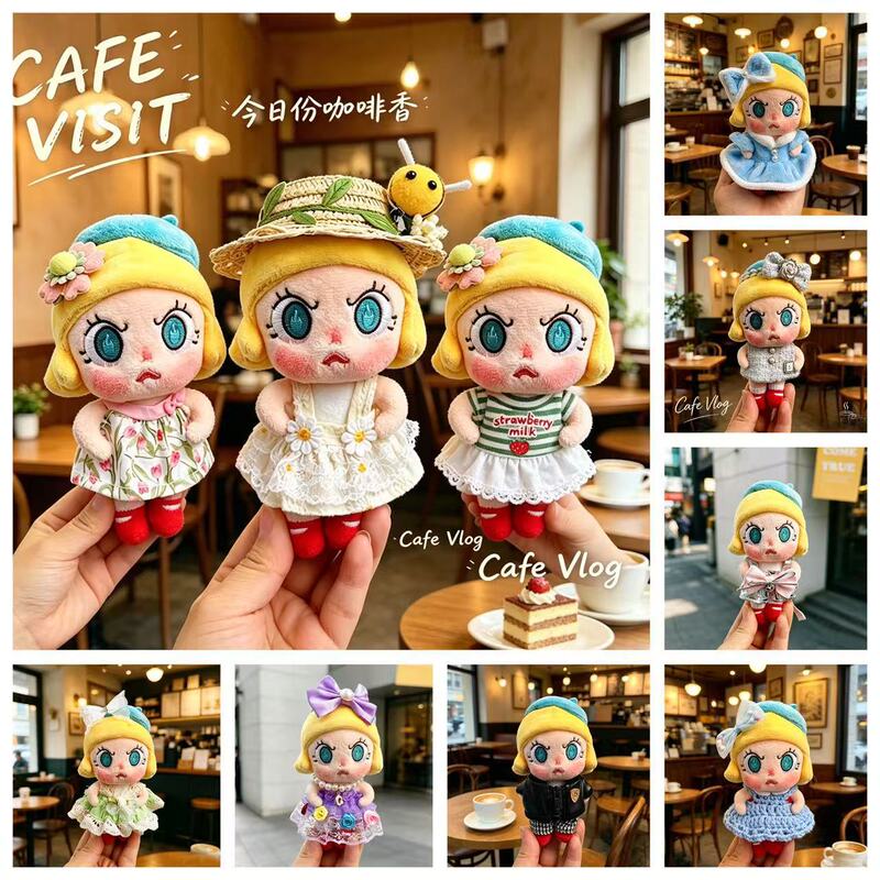 Only Doll Clothes Angry Molly Heartfelt Series Plush Pendant Spring and Summer Socialite Candy Dress Doll Clothes Collection Only Doll Clothes Angry Molly Heartfelt Series Plush Pendant Spring and Summer Socialite Candy Dress Doll Clothes Collection