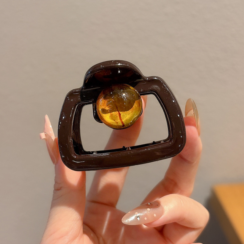 Clip de cabello refinado coreano para mujeres de alto nivel agarrar clips de cabello de tamaño grande detrás de la cabeza de cabello de tiburón clip de cabello lote de cabello