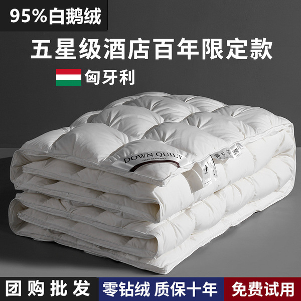 Mute winter warm duvet with down