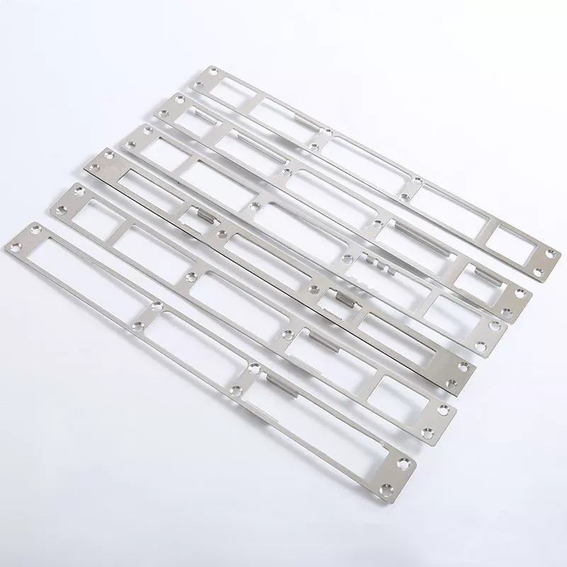 Индивидуальная направляющая пластина для замка King Lock, противовзломная дверная защелка, складная пластина замка из нержавеющей стали, боковая планка замка, комплект замков