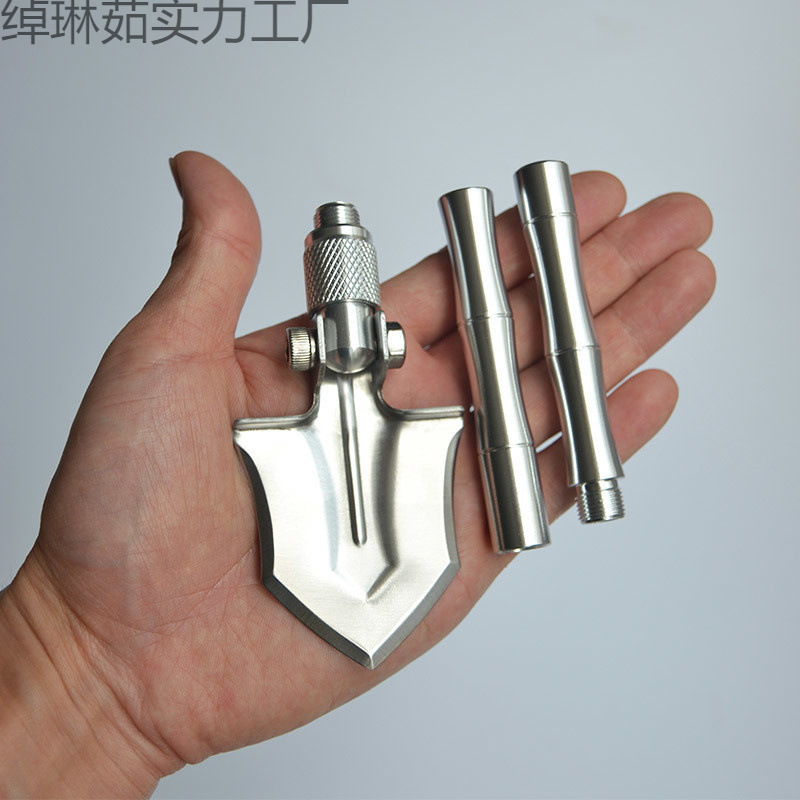 ミニ鍬、超小型シャベル、折りたたみ式野菜掘り鍬、釣り用屋外多機能軍事シャベル、ガーデニングシャベル|undefined