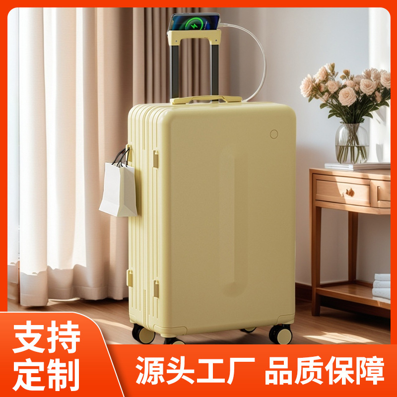 High-Looking Multifunctional Suitcase for Women, Sturdy Trolley Case, Universal Wheels, Durable Password Suitcase, Business Trip Boarding Case