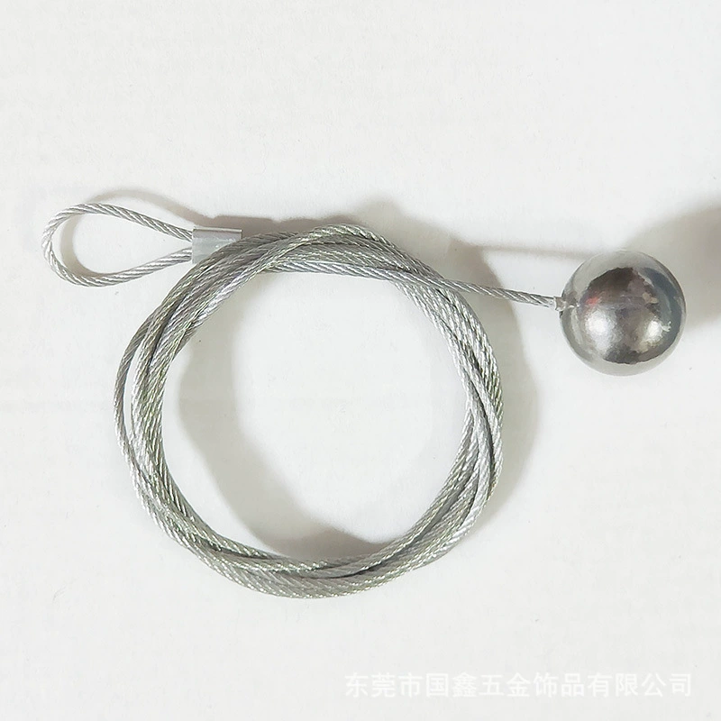 Завод 304 из нержавеющей стали Канат оцинкованный стальной трос с пластиковым покрытием прессование металлического троса с цветным покрытием