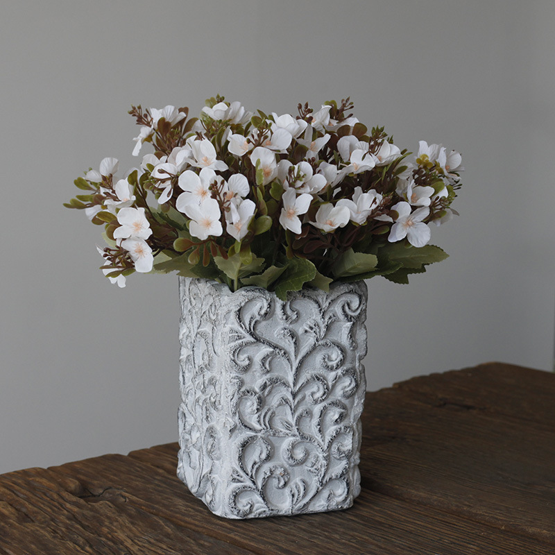 Artificial Hydrangea Bouquet For Wedding Home Table Decoration_voghion.com