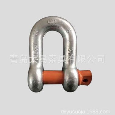 美式直形卸扣 厂家直供批发 起重吊装D形卸扣 炭钢合金钢镀锌