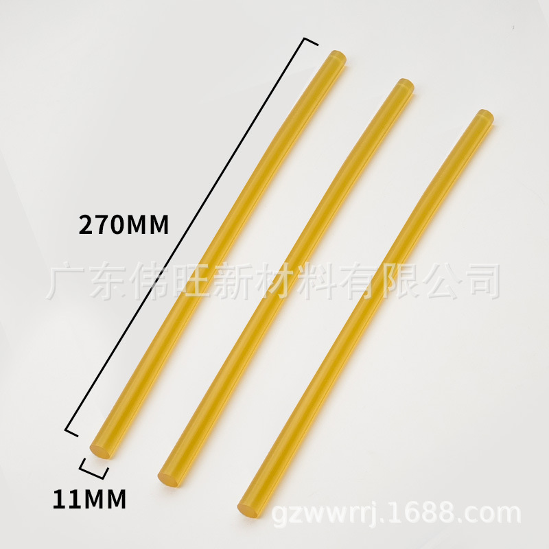 7mm pistola de fusión en caliente transparente varilla adhesiva 11mm mano barra adhesiva de alta viscosidad varilla adhesiva de fusión en caliente