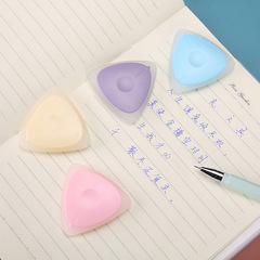 晨光AXP39501熱可擦橡皮學生三角糖果色可擦中性筆橡皮文具批發