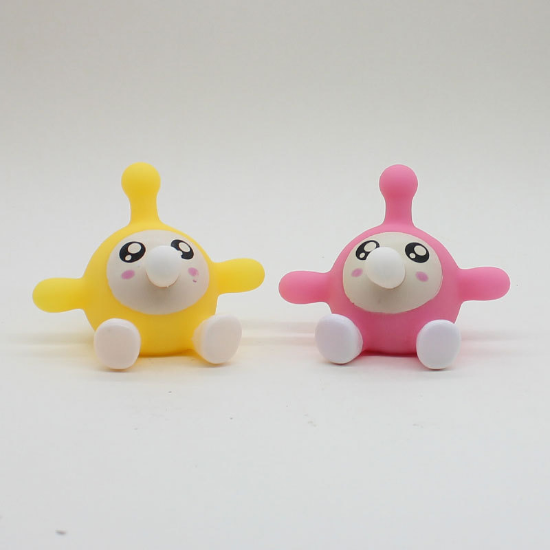 Descompresión burbuja soplando cerdo lindo burbuja soplando squeeze pato descompresión ventilación juguete infantil cerdo burbuja soplando pellizco música