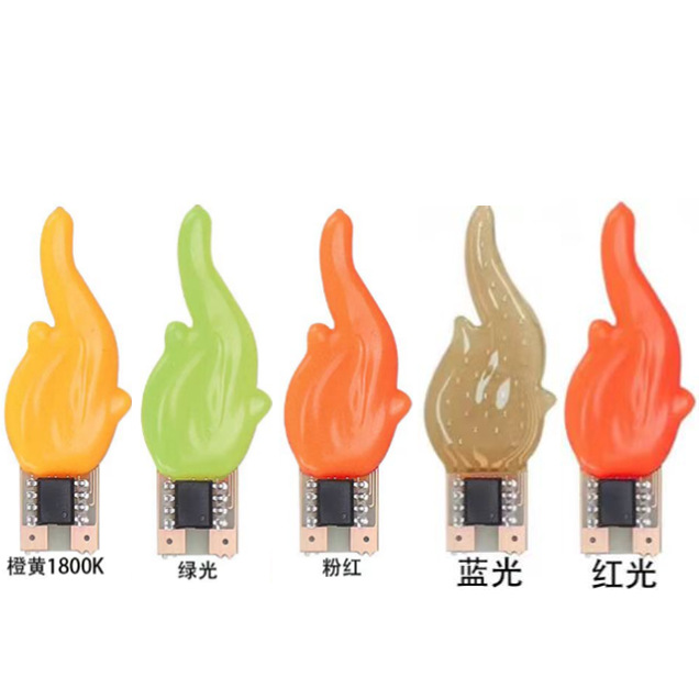 工厂现货出口节日高品居家摆件光感光控发光火焰灯