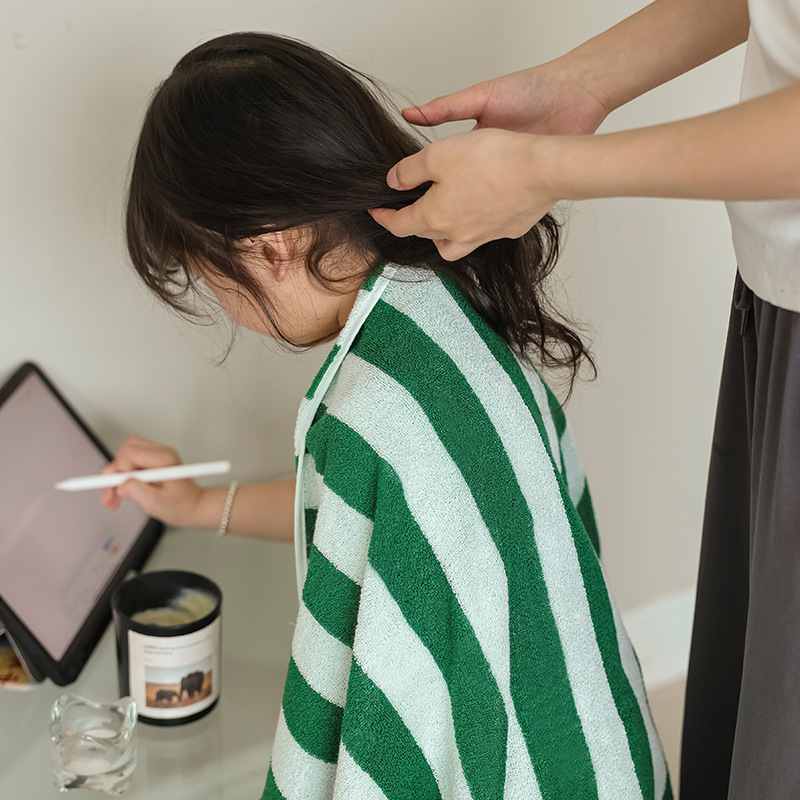 New Style Pure Cotton Classic Fashion Striped Combed Cotton Towel Bathroom Skin-friendly Absorbent Bath Towel Towel