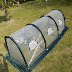 便攜式隧道暖房可摺疊花房種菜保溫棚防雨防凍花棚蔬菜暖房罩子