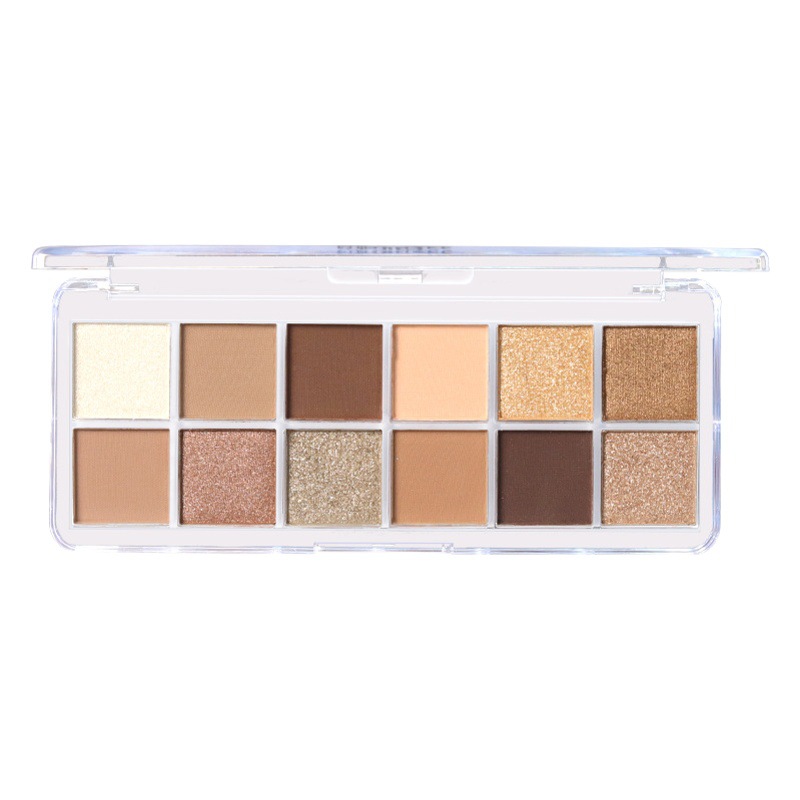 Ming Xizhi Colorful Eye Shadow Palette Multi-Purpose Twelve-Colorful Cement Palette 2025 New Eye Shadow Palette Makeup Palette Cross-Border