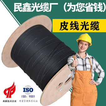 民鑫FTTH户外光纤线室内室外1/2/4芯皮线光缆皮线光纤单模光纤线