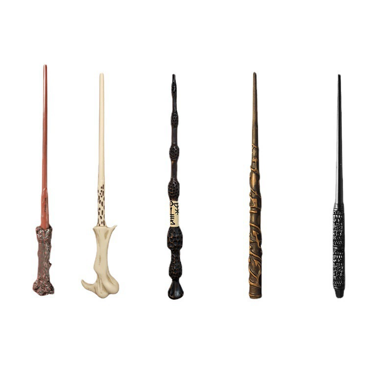 哈利波特 Genuine peripheral exquisite magic wand pen, magic wand pen cap, highly restored metal pen tip, replaceable core