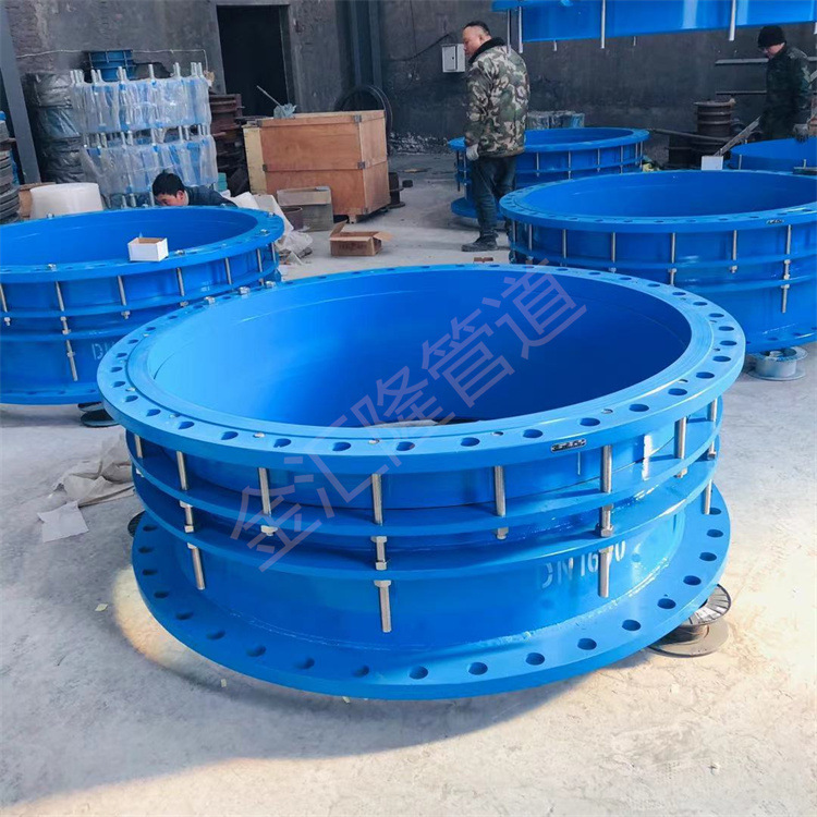 排水厂用B2F双法兰伸缩接头 钢制伸缩节 管道伸缩器材质