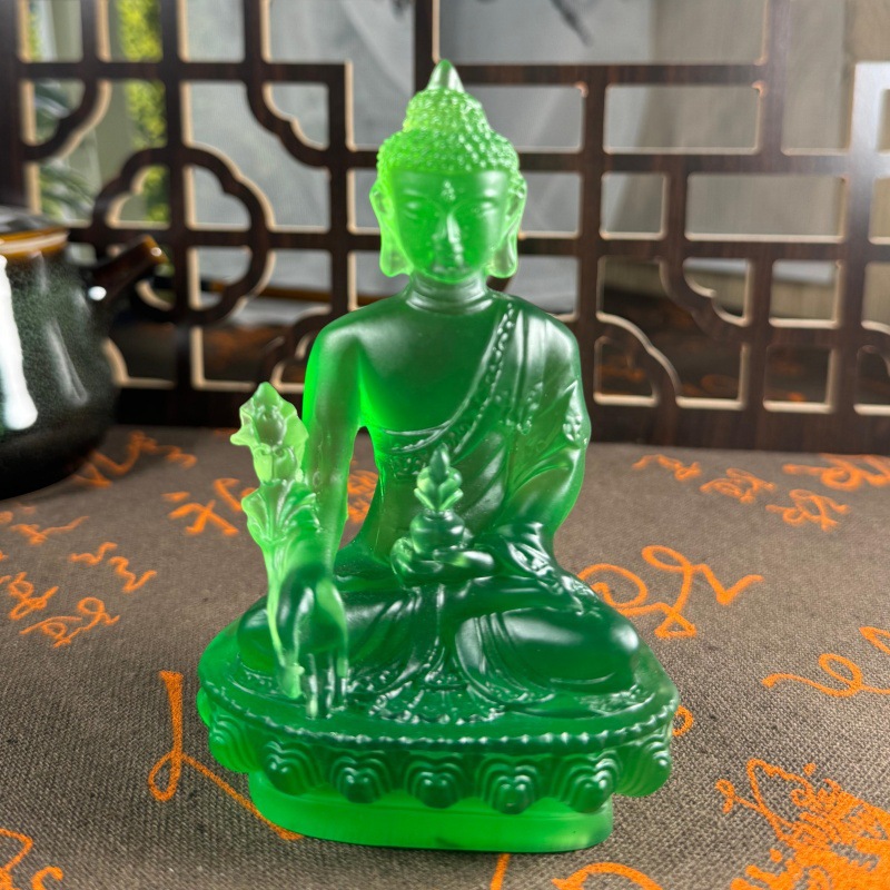 Car ornaments pharmacist Buddha statue Bao'an car decorations interior car resin ornaments wholesale factory direct sales