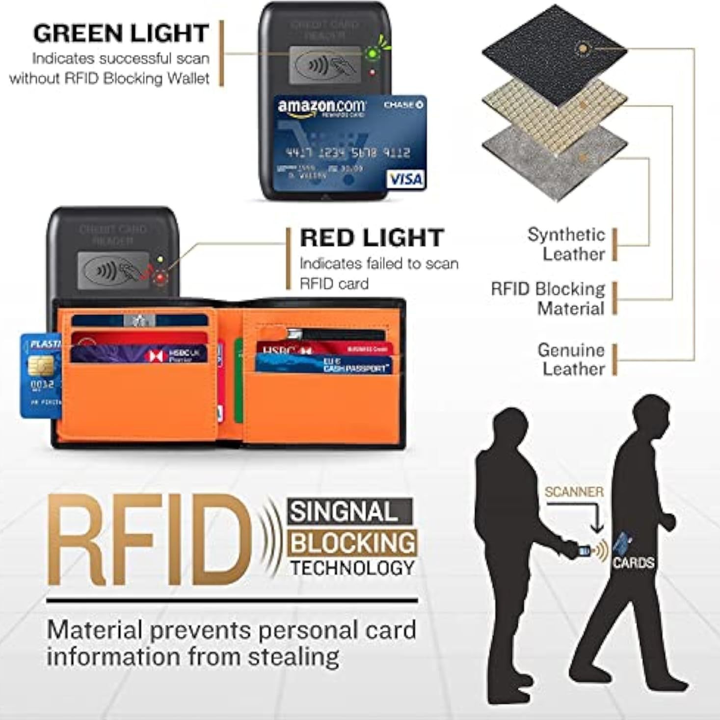 Cartera de cambio de comercio exterior multi-tarjeta cartera de hombre cartera de cuero de alto nivel cartera de cuero rfid cartera