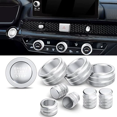 23 Haoying CRV-shaped air outlet – Other Automotive Interior Supplies - section-b-air-conditioning-outlet-navigation-start-silver-10-piece-set