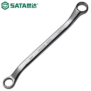 Shida 42222 Torx Wrench Dual-purpose Double Torx Wrench Wrench Fully Polished 9x11MM
