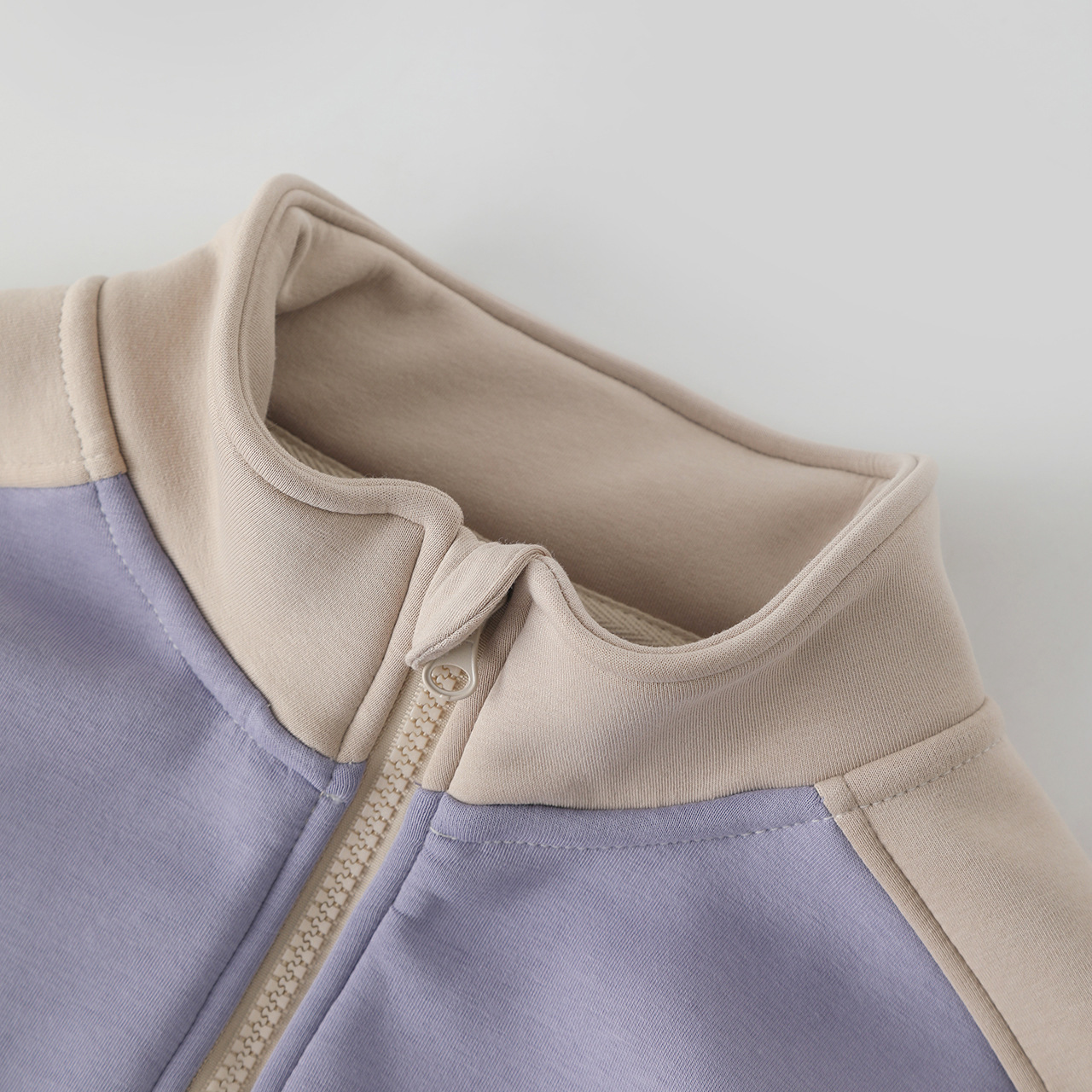 남학생, 여학생, 학생을 위한 새로운 벨벳 아동용 재킷, 다용도 스탠드업 칼라 지퍼 가디건, 아우터용 컬러 블록 탑