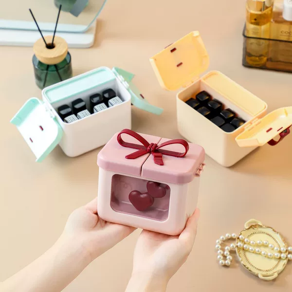 2025 New Model Original Desktop Lipstick Storage Box for Holding Lipsticks, Lip Glazes, Multi-Compartment Essential Oil Box, Cosmetics