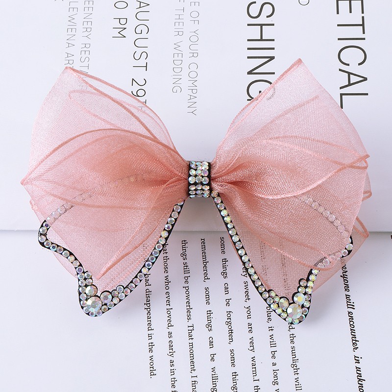 Professional Hairnet Korean Nurse Bank Mobile Hotel Staff Blue Hairnet Hair Accessory Women's Bow