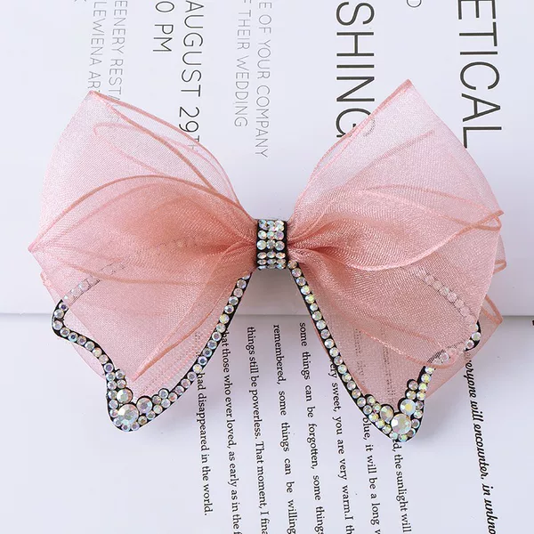 Professional Hairnet Korean Nurse Bank Mobile Hotel Staff Blue Hairnet Hair Accessory Women's Bow