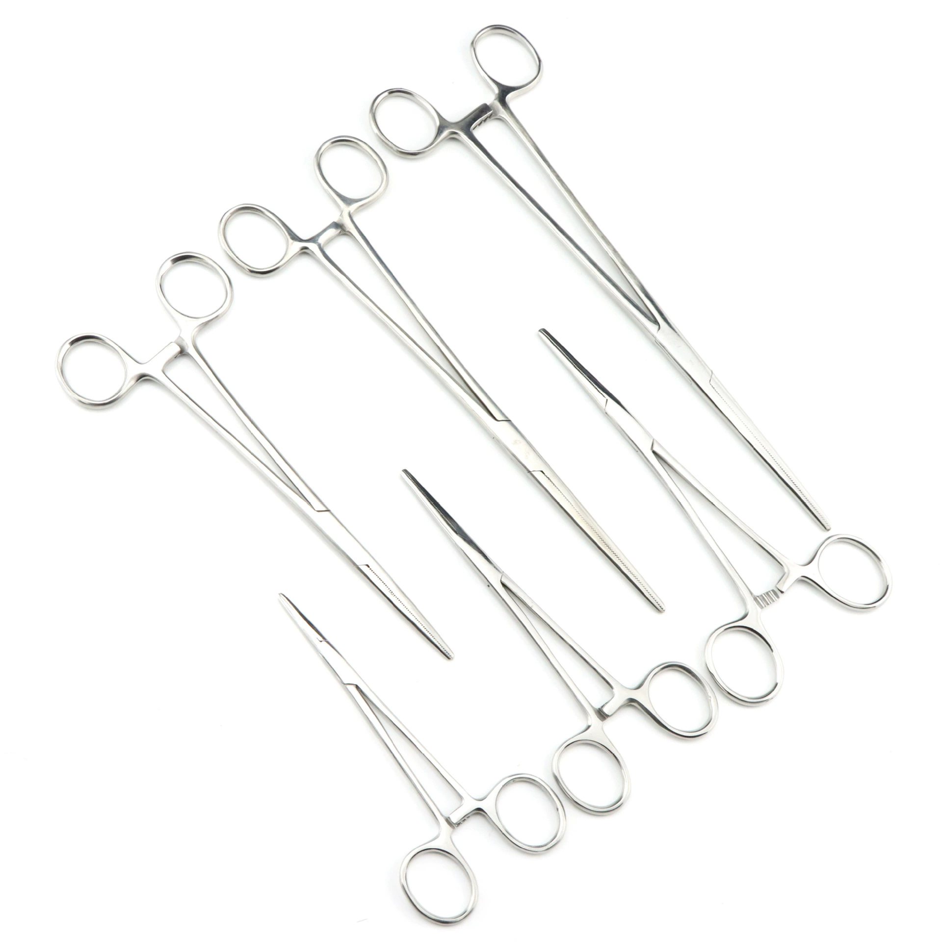 12,5 см/14 см/16 см/18 см/20 см24 кровоостанавливающие щипцы, высокотемпературная стерилизация, прямые щипцы для выщипывания волос домашних животных