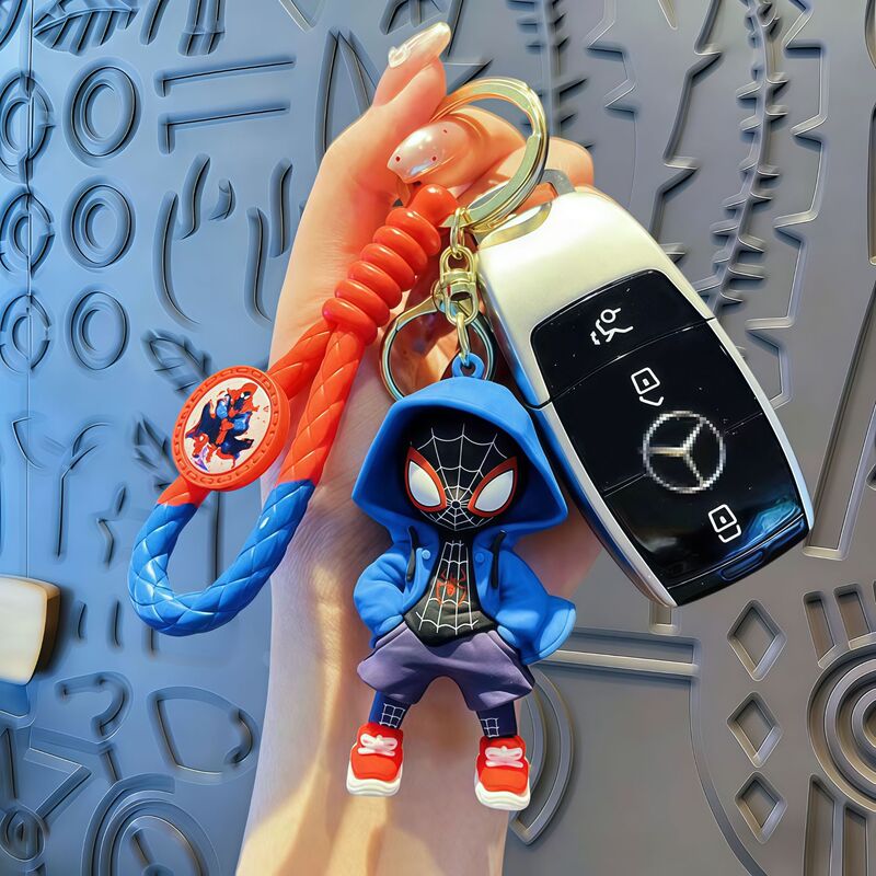 New Spider-Man Sweatshirt-Style Keychain, Car Accessories, Popular Souvenirs, Small Gifts, Pendant Wholesale New Spider-Man Sweatshirt-Style Keychain, Car Accessories, Popular Souvenirs, Small Gifts, Pendant Wholesale