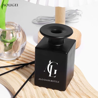 无火香薰瓶哑黑藤条挥发150ml扩香空瓶Reed Diffuser