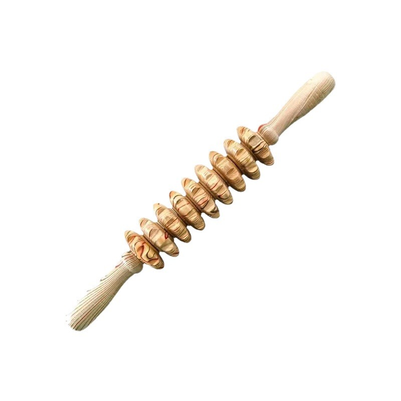 実木曲げハンドル手動マッサージ器頚椎背中腰の「筋棒」は全身共通です。|undefined