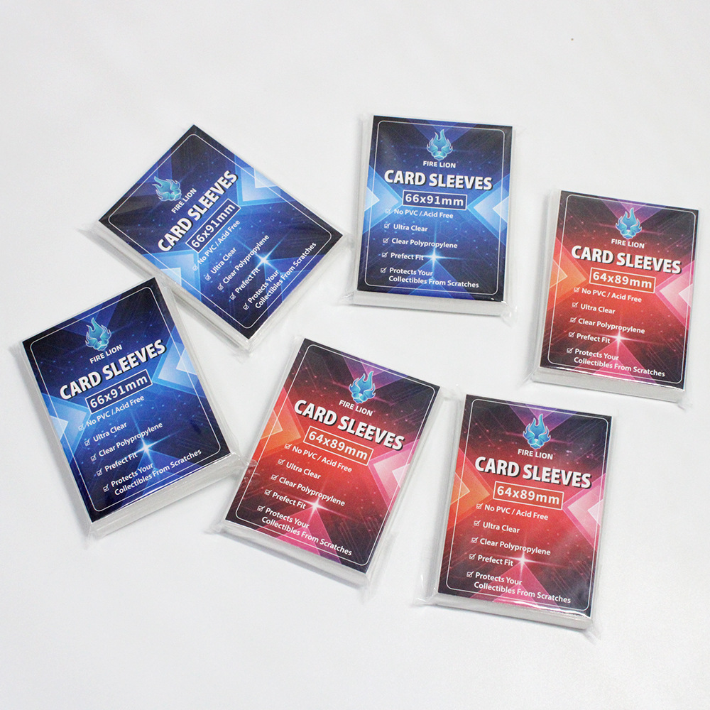 透明游戏卡膜 桌牌内胆卡袋 宝可梦游戏王NBA球星收藏卡保护膜