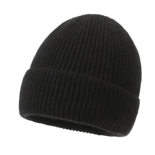 Knitted Hat Autumn Winter Woolen Hat Warm Ear Cover Head Fashion Matchable Anti-Cold Anti-Wind Trendy Hipster Cool Hat