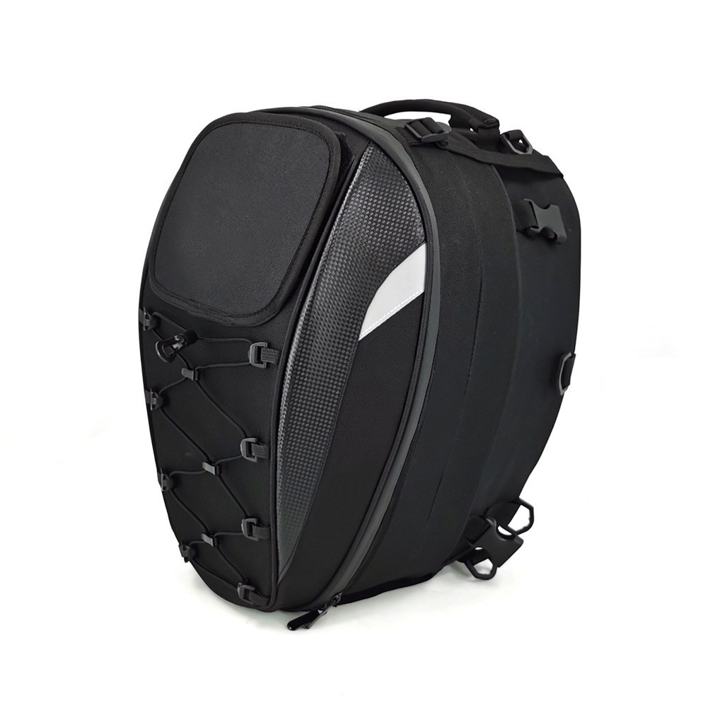 Bolsa de gran capacidad para casco integral de motocicleta, mochila para motociclista, bolsa trasera impermeable para motocicleta