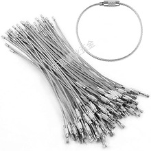 供应 304不锈钢钢丝圈 钥匙环  锁扣 行李牌标签挂扣 多功能挂绳