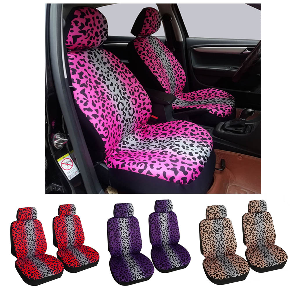 Amazon's Best-Selling Leopard Print Digital Printing All-Inclusive Car Seat Cushion Cover Four-Season Universal Seat Cover Supplies