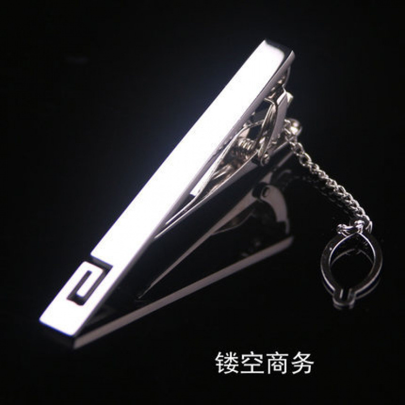 Exquisite Workmanship Men's Tie Clip Formal Business Crystal Tie Clip