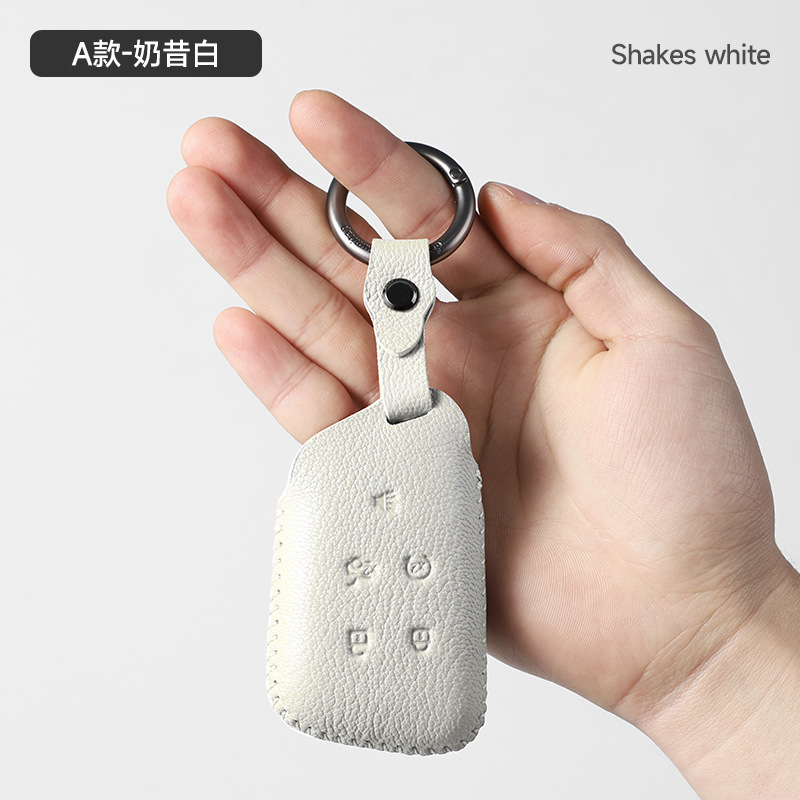 A타입 - 가죽버클 [밀크셰이크 화이트]