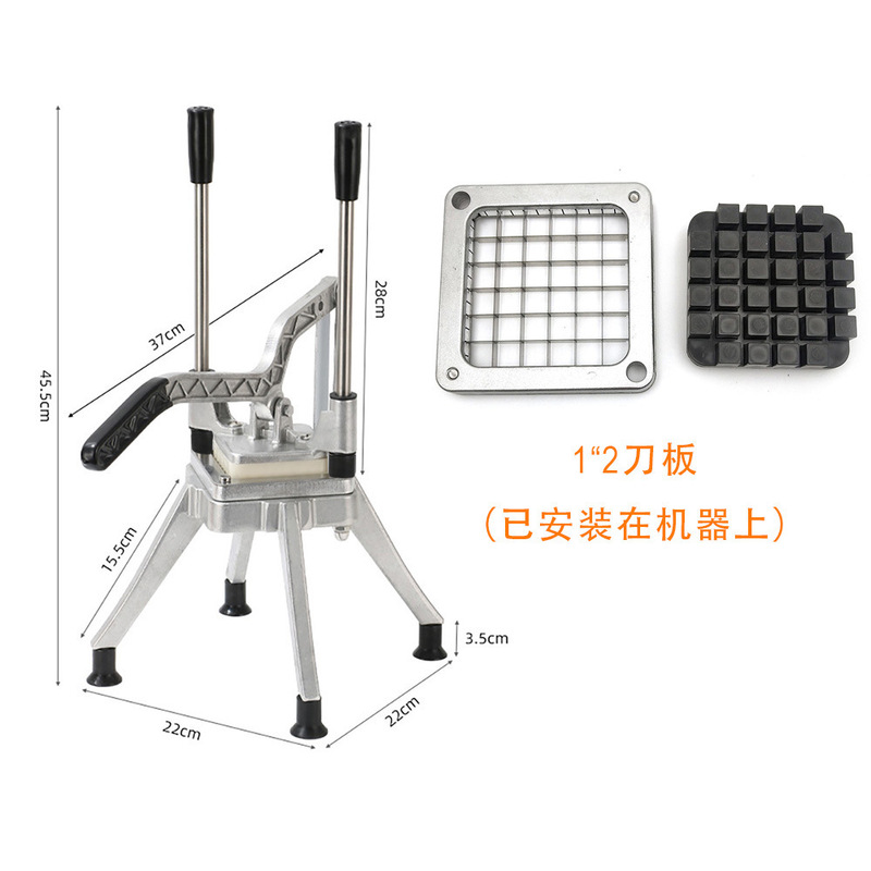 商用多功能切条机家用厨房手动切条器立式切丁机便携薯条机器|undefined