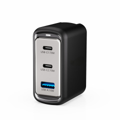 世界認証対外貿易は65W窒化ガリウム多口充電器充電ヘッド携帯電話の急速充電に特化している
