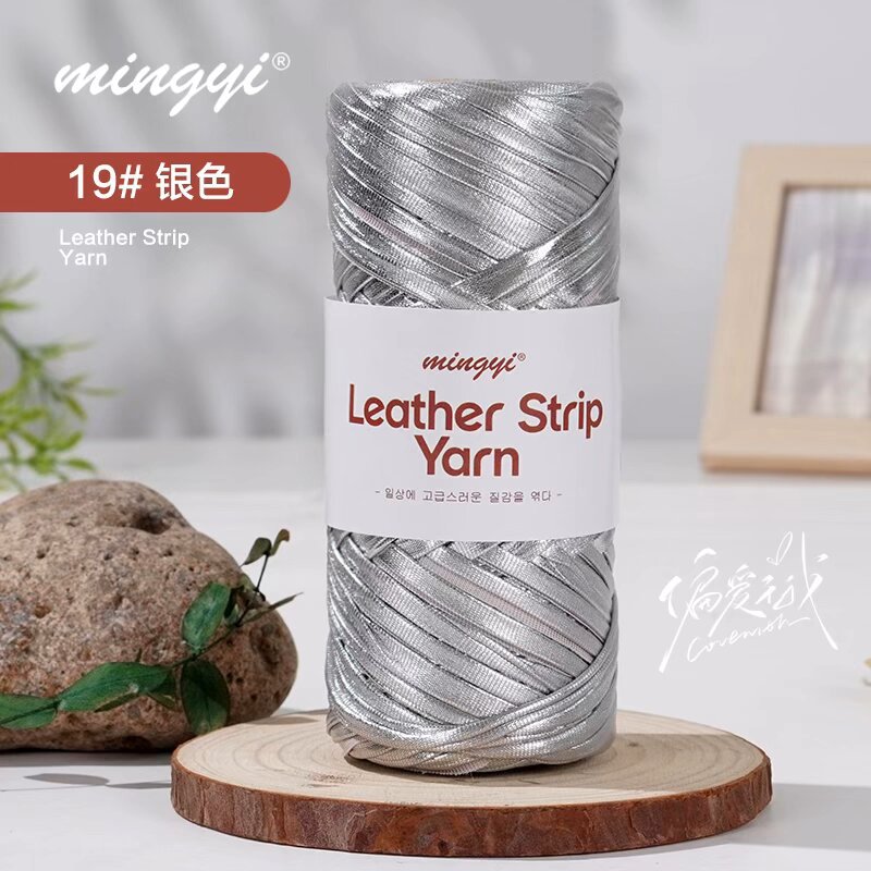 Hilo de Cuero para Tejido, Tejido a Mano para Bolsos DIY