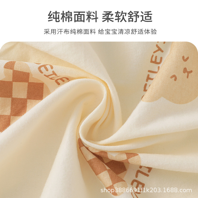 y2302 infant and baby boneless half-back shirt summer thin infant pure cotton top newborn monk's robe