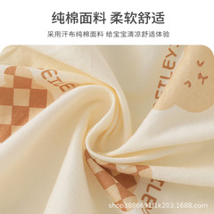 y2302 infant and baby boneless half-back shirt summer thin infant pure cotton top newborn monk's robe