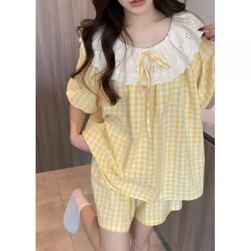 Summer cute pijama, red set