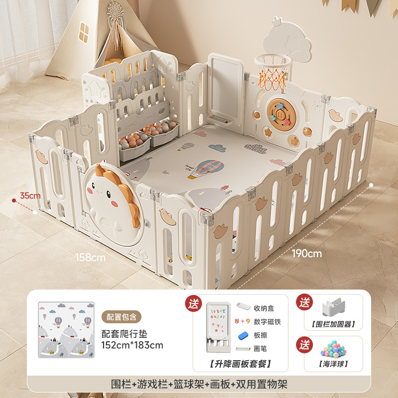 Baby juego valla valla protector de bebés esterilla de rastreo interior niños hogar sala de estar seguridad juguetes para niños pequeños