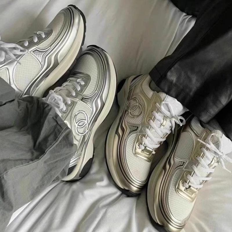 Xiao Xiang Feng Silver Horn King sneaker 2025 New Thick Bottom Increased Casual Shoes Mesh Breathable Torre Shoes Women's Shoes