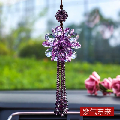 Flower Petal Crafts, Car – Car hanging - purple-air-comes-from-the-east