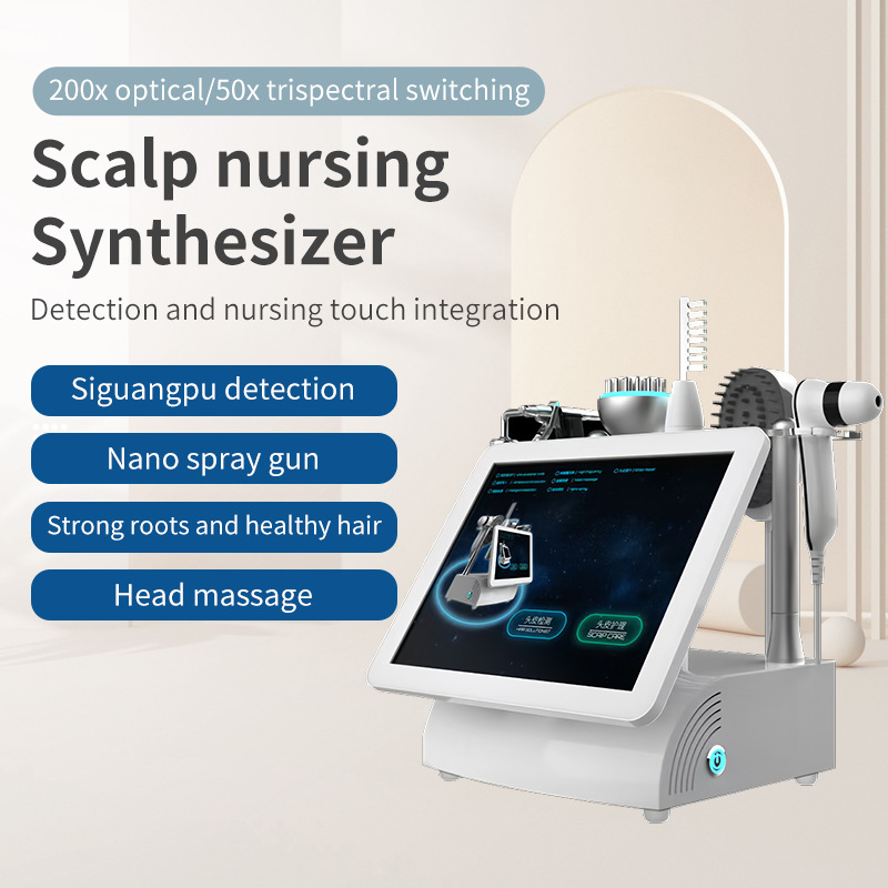 Five-in-one Scalp Care Instrument Intelligent Scalp Care Hair Follicle Detection Drug Application Introduction Instrument Meridian Massage Scalp