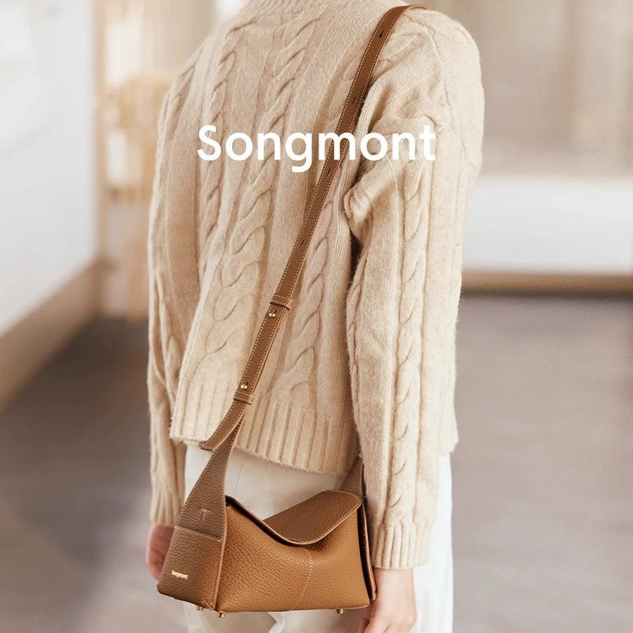 Songmont Mountain имеет серию мини-бахрома с ушами сосновых игл, модные и универсальные commuter crossbodyhobo женские сумки