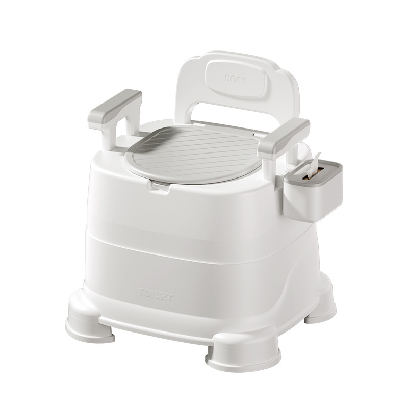 Inodoro móvil para ancianos, inodoro en cuclillas portátil para uso doméstico, inodoro para ancianos, orinal para mujeres embarazadas, sillón para adultos